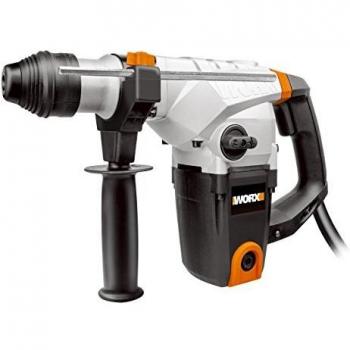 Martillo SDS-Plus 3 funciones 1.250W 5 J | Worx | WX333| 750rpm, 3.700ipm, caja de engranajes de aluminio, control de velocidad variable