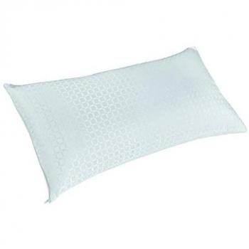 Almohada Hipoalergénica de Fibra Firmeza Media Cooper 80 cm con Funda de Microfibra y Malla 3D Ultra Ventilación