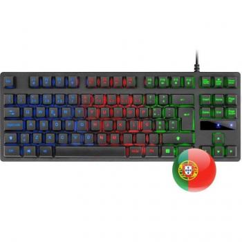 Teclado Mars Gaming MK02 Negro H-Mech FRGB TKL Portugués