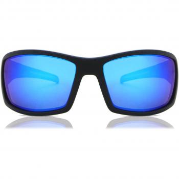 Dirty Dog Defendor Polarized 65mm Men's Black Sunglasses