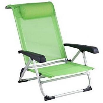 Red Mountain – Silla de playa, Unisex, Aluminio Deluxe, Verde