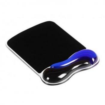 Kensington Duo Gel Mouse Pad with Wrist Rest, Blue/Black (62401)
