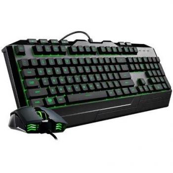 Combo Gaming Cooler Master Devastator 3 - Teclado Membrana RGB con Retroiluminación LED de 7 Colores y Ratón Óptico 2400DPI, Layout QWERTY Italiano