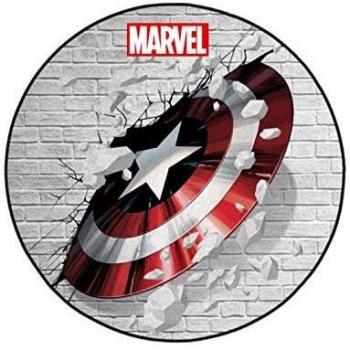 Alfombra Captain America Escudo 80 cm