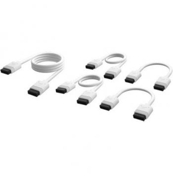 Corsair iCUE LINK Cable Kit - Tipo: Cable de conexión; Características: Conectores rectos, color blanco