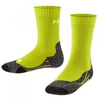 Falke Children's Tk2 Trekking Socks, Lime, Size 31 - 34 , 1 Pair