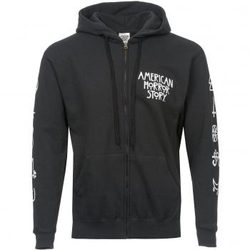 American Horror Story Normal People Sudadera capucha con cremallera Negro XL