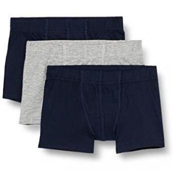 NAME IT Nmmtights 3p Solid Noos Bóxer, Multicolor