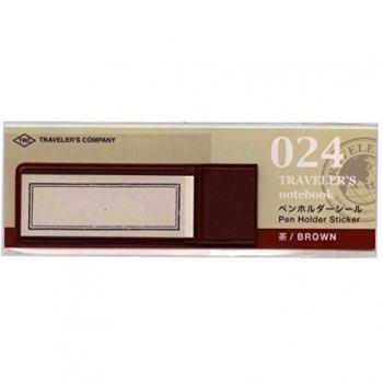 Designphil TRAVELER'S notebook 024 Pen Holder Sticker Brown 82263006