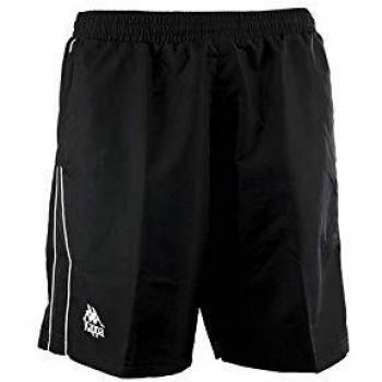 Kappa Balbano Pantalón Corto, Unisex, Negro, XL