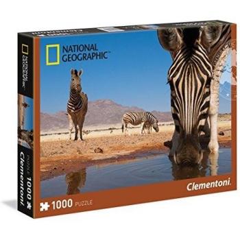 Clementoni - Puzzle de 1000 piezas, diseño Zebra