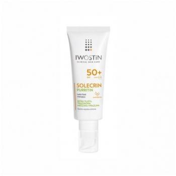 Iwostin Solecrin Purritin Ultra-Matte Mattifying Fluid SPF 50+ for Oily Acne-Prone Skin 40ml