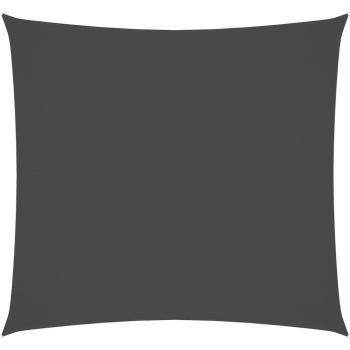 Toldo de vela rectangular tela oxford gris antracita 2.5x3 m