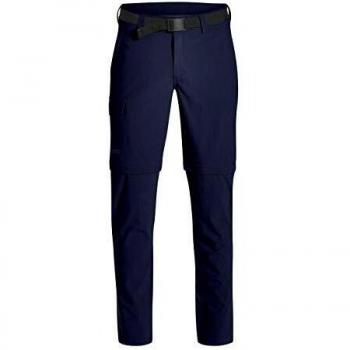 Maier Sports Torid Slim Fit Zip-Off Outdoor Pants for Men - Night Sky Blue