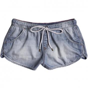 Roxy - Short Vaquero de Playa - Mujer - L - Azul