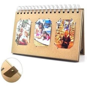 Hellohelio Álbum de fotos, estilo vintage, ideal para Polaroid 5,08 x 7,62 cm, papel fotográfico ZINK, compatible con Polaroid Zip Instant Printer, SocialMatic, Z2300