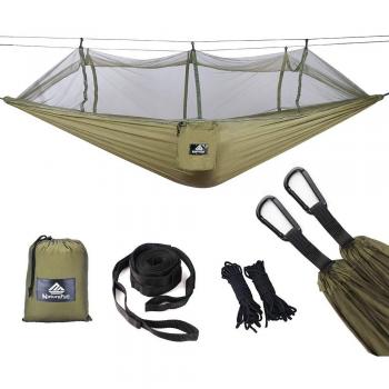 NatureFun Mosquitero Hamaca Ultra Ligera para Viaje y Camping | 300kg de Capacidad de Carga,