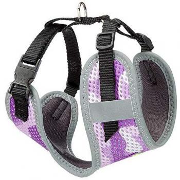 Arnés para perros NIKITA FASHION XS, transpirable, acolchado y ajustable en color violeta