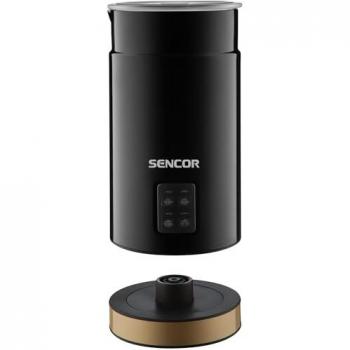 Espumador de Leche Sencor SMF 2031BK Compacto 500W Acero Inoxidable 150ml Negro