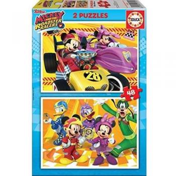 Educa Mickey and the Roadster Racers 2-Pack 48-Piece Children's Puzzles