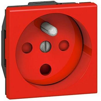 Legrand Mosaic Negro, Rojo - Toma de Corriente