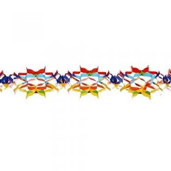 EUROCARNAVALES Guirnalda con Formas 400 cm