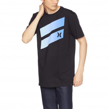 Hurley M Icon Slash Gradient tee Camisetas, Hombre, Light Carbon, S