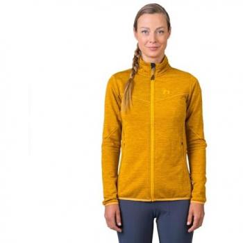 Hannah Dagnys Women's Full Zip Fleece Sweatshirt in Golden Yellow Mel 38