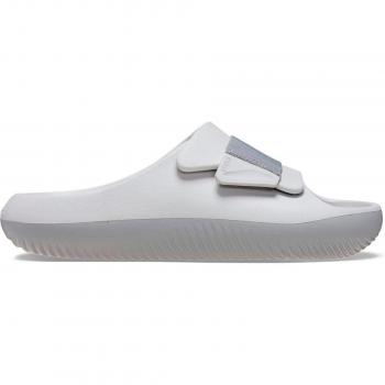 Crocs Luxe Recovery Slide Comfort Sandals, Gray male, Size: 5 UK / Size: 6 US