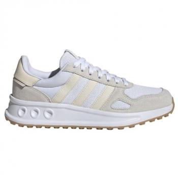 Zapatillas adidas Run 84 mujer blanco características: diseño clásico, parte superior de malla transpirable, suela de goma para tracción, plantilla acolchada para comodidad, cierre de cordones ajustable, número 38(2/