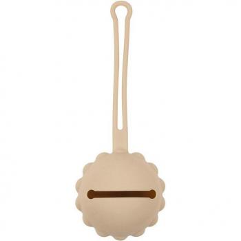 Nattou Silicone Pacifier Case - Sand