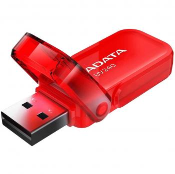 Unidad Flash USB ADATA UV240 16GB, USB 2.0, Rojo, con tapa
