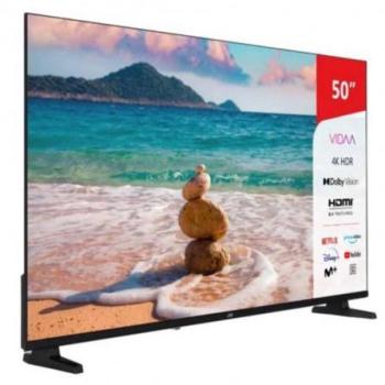 Televisor LED 50 Ultra HD 4K Smart TV JVC LT-50VD2500 con WiFi, HDR10/HLG, Modo Hotel y Grabación USB