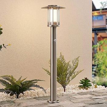 Lámpara de sendero LED Gregory en acero inoxidable