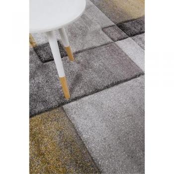 Alfombra Timelapse Gris Amarillo 190x133