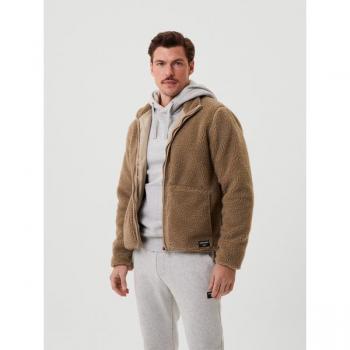 Björn Borg Centre Pile Fleece Jacket Beige, XXL