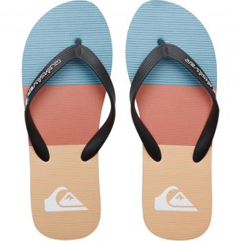 Chanclas de hombre Quiksilver Molokai Stripe azul naranja rojo - Talla 39