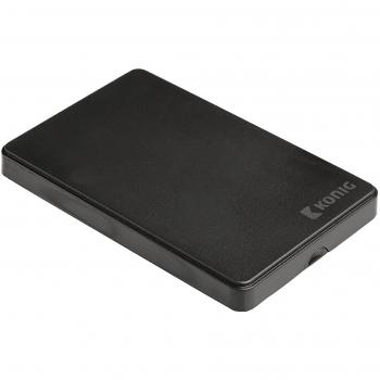 König CSU2HDE25S100 - Carcasa de Disco Duro SATA, USB 2.0, 2.5
