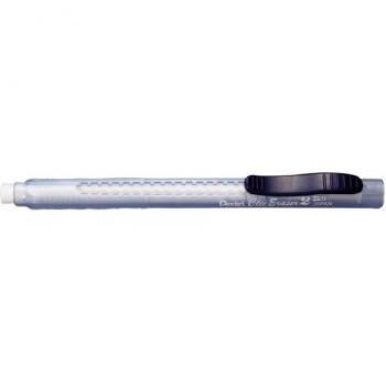 Pentel - Portagomas Clic Eraser 2 con clip azul. - Pack de 12