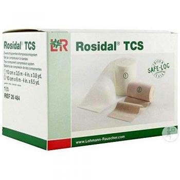 Vendaje Flebólogico Rosidal TCS para Úlceras Crurales, Compresión 10x10 cm
