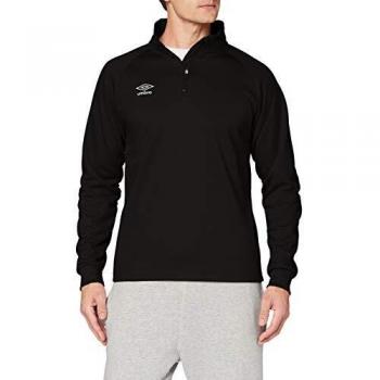 UMBRO Glory Sudadera, Hombre, Negro, XL