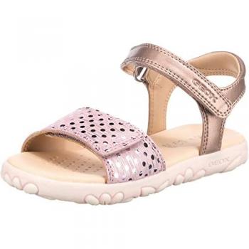 Sandalias de Niña Geox J028ZA 007NF Haití Rosa Antiguo EU 32