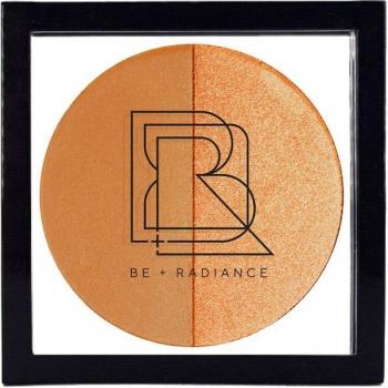 BE + Radiance - Set + Glow Polvos de maquillaje 10 g 43 - TAN/GOLDEN YELLOW + WARM, Kit de Maquillaje Facial con Probiótico y Iluminador No. 43