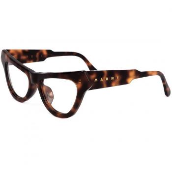 Marni Jeju Island Havana Asian Fit Q8N Women’s Eyeglasses Tortoiseshell Size 51 (Frame Only) - Blue Light Block Available