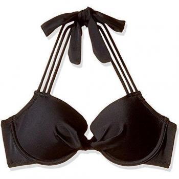 Mariemeili Malibu - Parte de arriba de bikini para mujer, color negro, talla 36DD, EU 80E