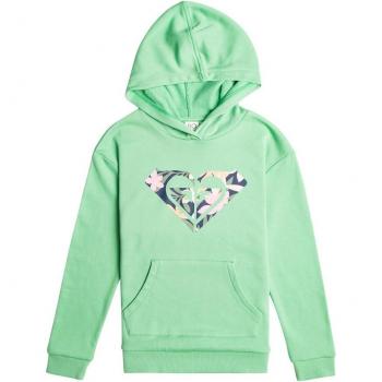 Sudadera con capucha Roxy Surf Feeling verde para niñas - Talla 6