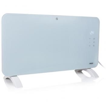 Princess 348151 Panel Calefactor Radiante Smart de Cristal Blanco, 1500W