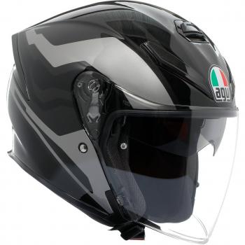 AGV K5 Jet Evo Tuna Casco Jet - Negro Verde (XL)