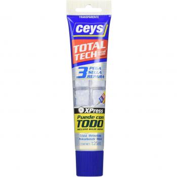 Ceys - Total Tech - Pega Sella y Repara - Transparente - Tubo 125ml