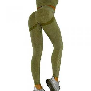 UMIPUBO Mujer Mallas Pantalones Deportivos Push up Yoga Leggings de Cintura Alta Pantalones Deporte para Fitness Running Elásticos y Transpirables
